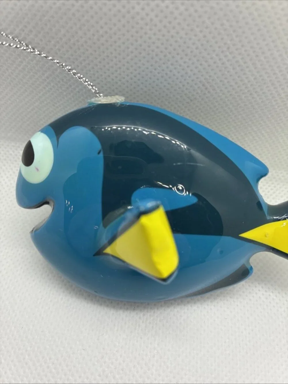 Disney Pixar Finding Nemo Dory Fish Christmas Tree Ornament Blue Yellow Plastic